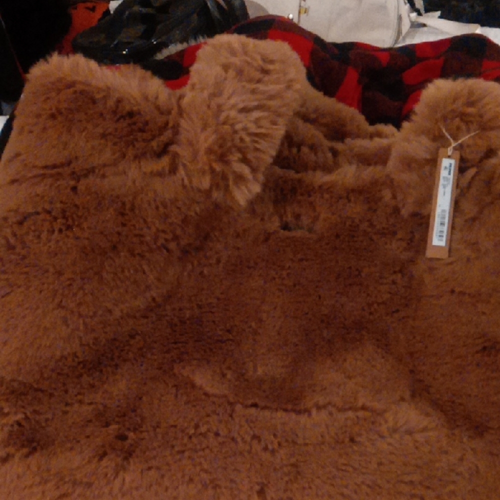 Cozy Brown Faux Fur Vest